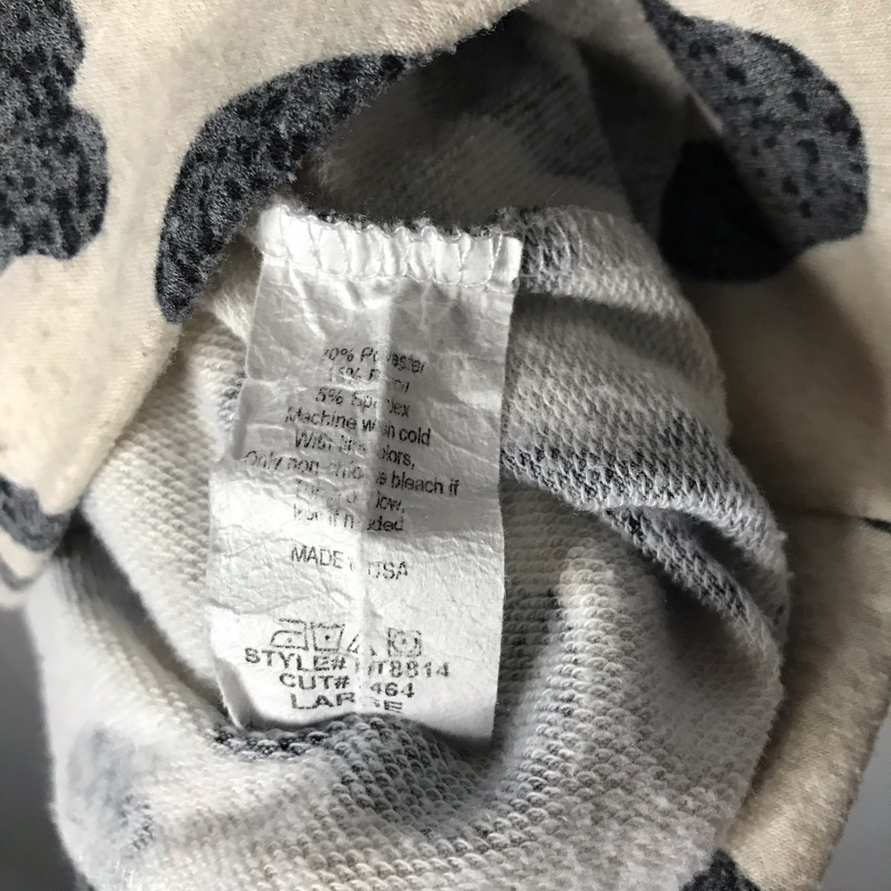 Hopely leopard print hoodie large - Picture 6 of 6